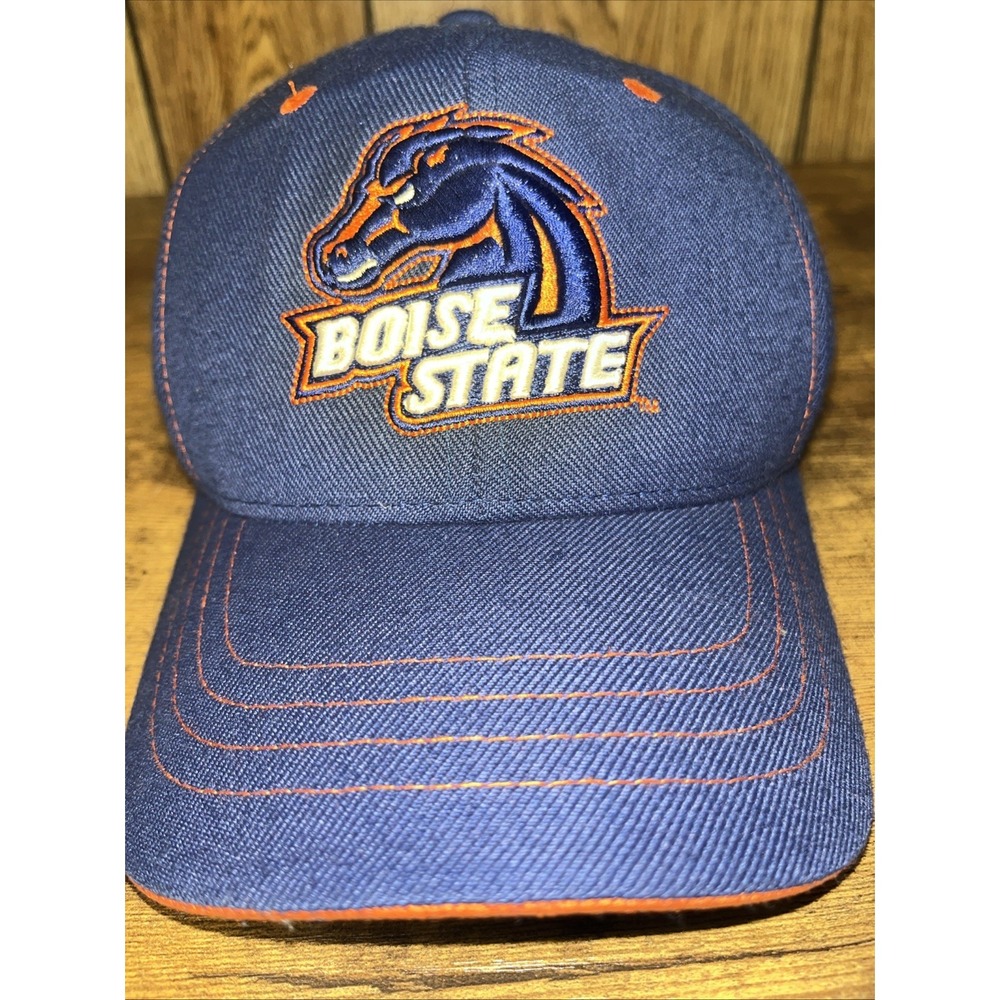 Boise State Fitted Hat Authentic Zephyr Pro Image Size 7 3/8